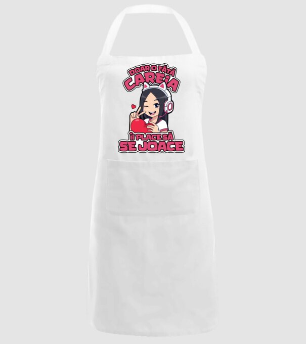 doar o fată căreia îi place să se joace model alb pe tricou
