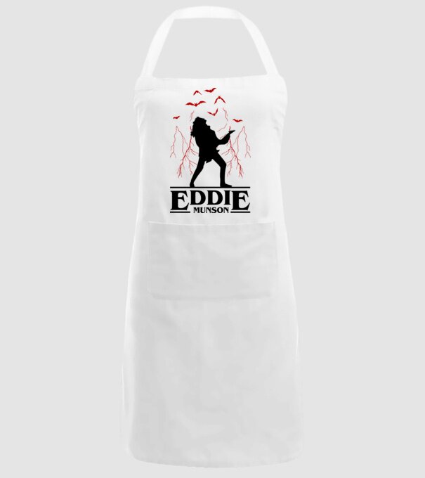eddie munson stranger things model alb pe tricou