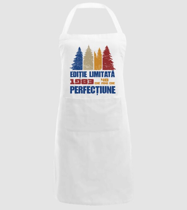 Ediție limitată 1983 - 40 de ani de perfecțiune model alb pe tricou