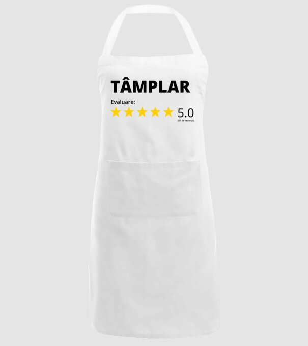Evaluare - TÂMPLAR model alb pe tricou
