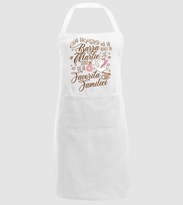 Favorita familiei MARTIE model alb pe tricou