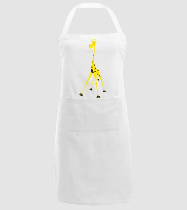Giraffe model alb pe tricou