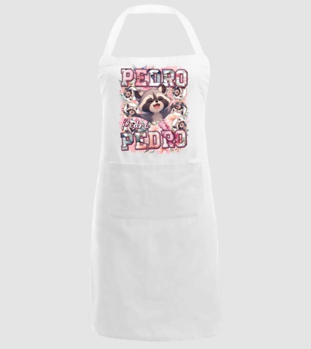Girly Pedro model alb pe tricou