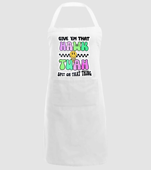 Give 'em that hawk tuah hippie trip model alb pe tricou