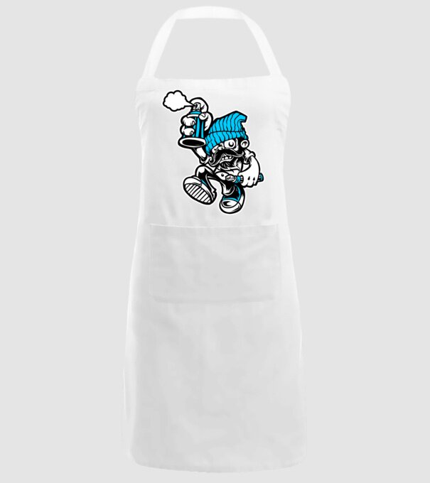 Graffiti model alb pe tricou