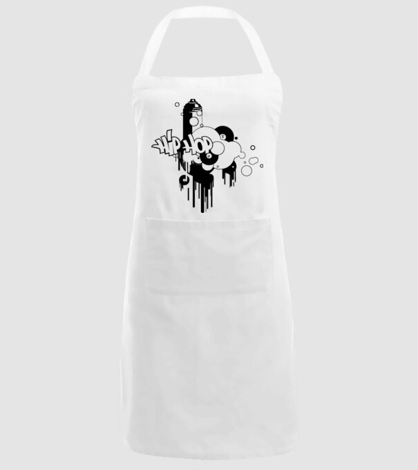 hip hop model alb pe tricou
