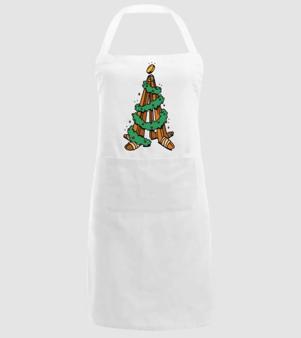 Hockey tree model alb pe tricou