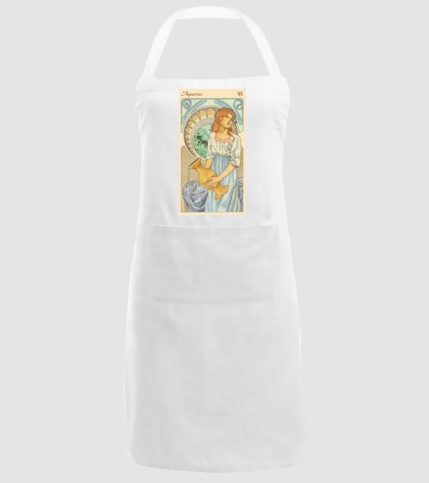 Horoscop Tarot VARSATOR model alb pe tricou