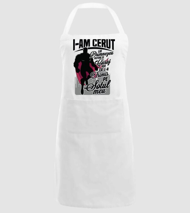I-am cerut lui Dumnezeu putere și curaj - așa că l-a trimis pe soțul meu model alb pe tricou
