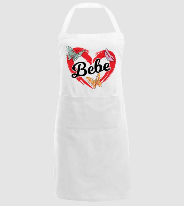 Bebe model alb pe tricou