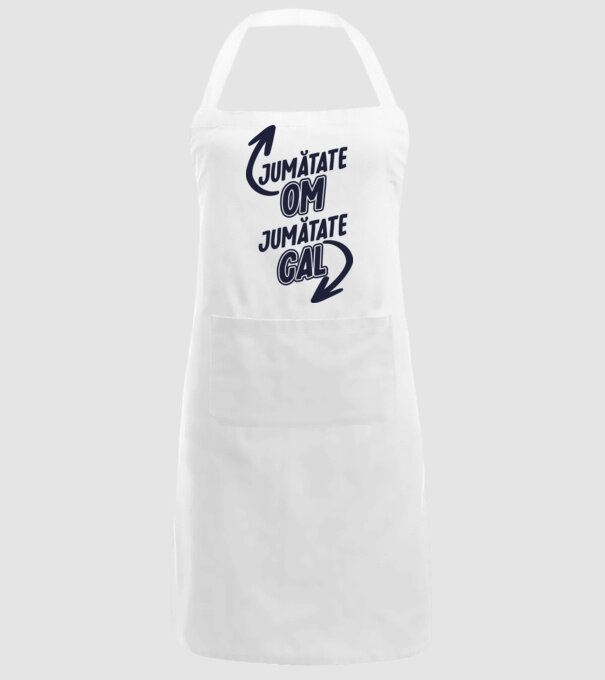 Jumătate om, jumătate cal model alb pe tricou