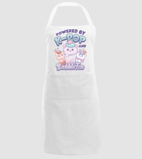 K-POP BUBBLE TEA model alb pe tricou