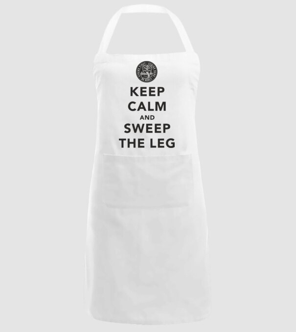 Keep calm and weep the leg cobra kai model alb pe tricou
