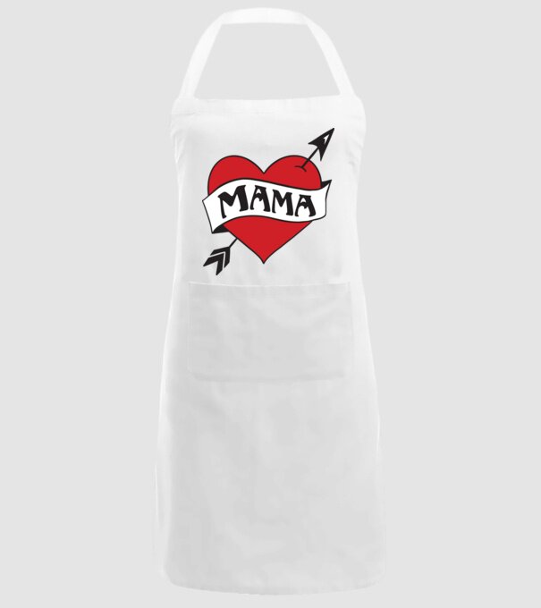 mama model alb pe tricou