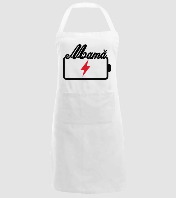 Mamă la încărcat model alb pe tricou