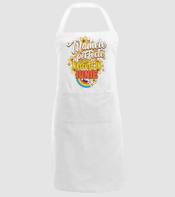 Mamele perfecte sunt născute în iunie. model alb pe tricou
