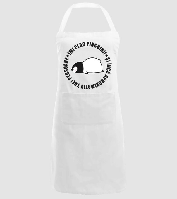 Îmi plac pinguinii - și încă aproximativ trei persoane model alb pe tricou