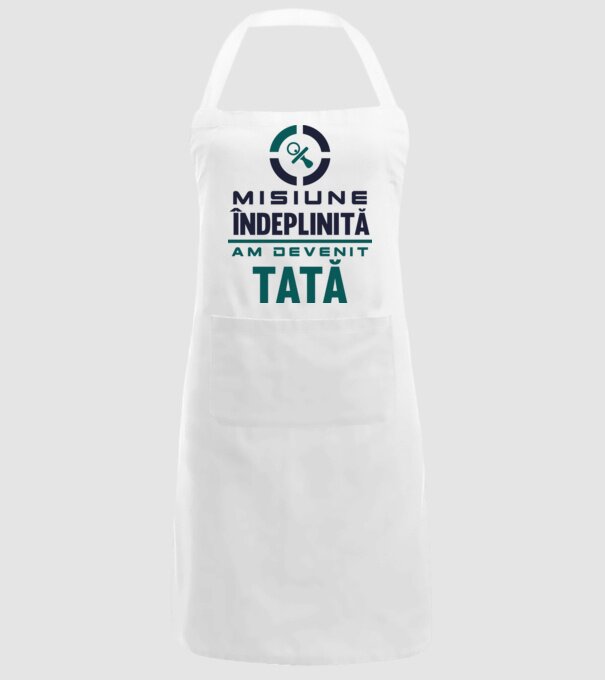 Misiune îndeplinită - am devenit tată model alb pe tricou