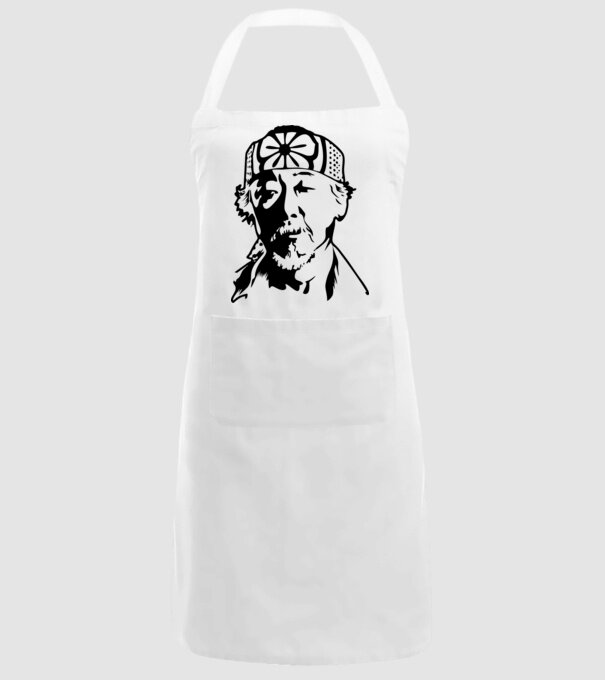 Miyagi head cobra kai model alb pe tricou