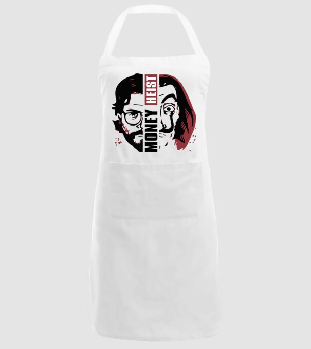 money heist professor model alb pe tricou