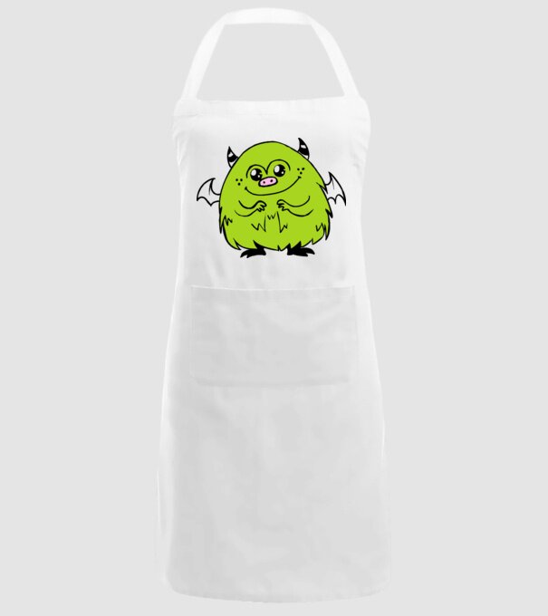 monstruleț model alb pe tricou