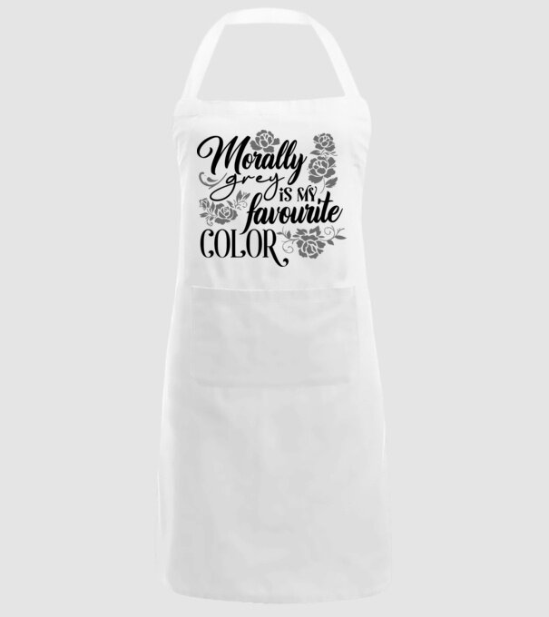 Moraly Gray is my favorite color model alb pe tricou