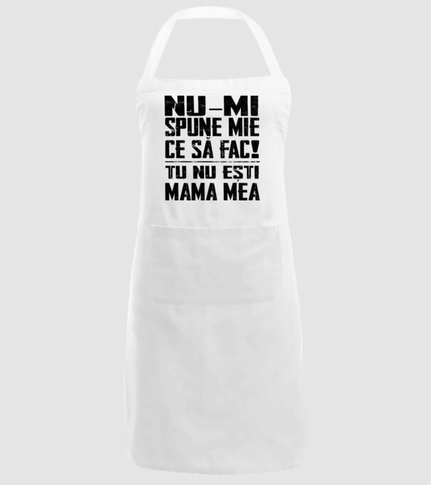 ne-mondd-meg-mit-csinaljak-ANYA-FEKETE-RO model alb pe tricou