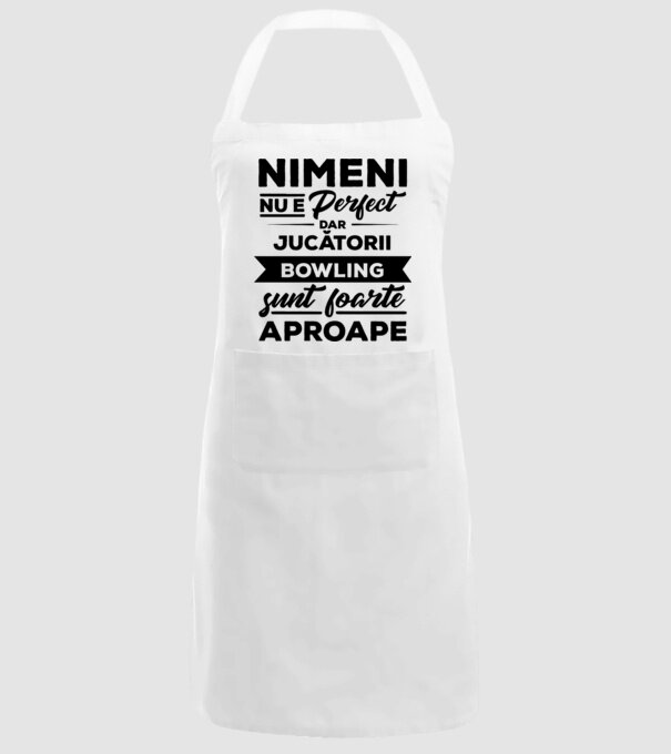 nimeni nu e perfect, dar jucătorii bowling sunt foarte aproape model alb pe tricou