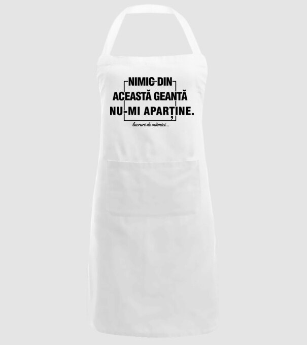 Nimic din această geantă nu-mi aparține. lucruri de mămici... model alb pe tricou