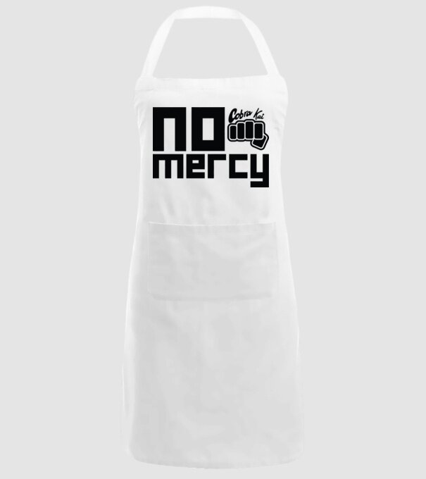 No mercy cobra kai model alb pe tricou