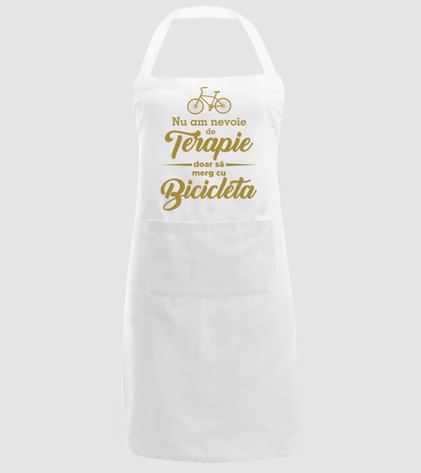 nu am nevoie de terapie, doar să merg cu bicicleta model alb pe tricou