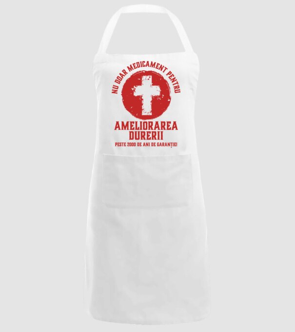 Nu doar medicament pentru ameliorarea durerii, peste 2000 de ani de garanție! model alb pe tricou