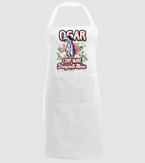 Ogar - picioare lungi dragoste multă model alb pe tricou