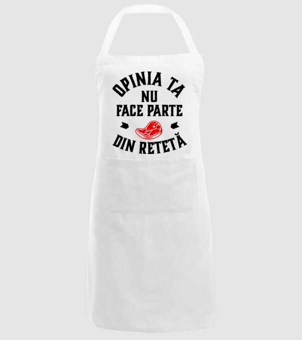 Opinia ta nu face parte din rețetă model alb pe tricou
