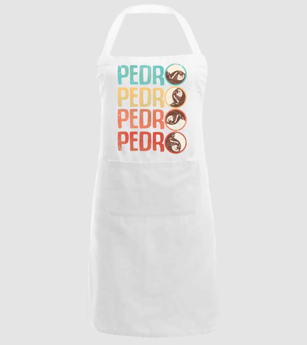Pedro Pedro retro model alb pe tricou