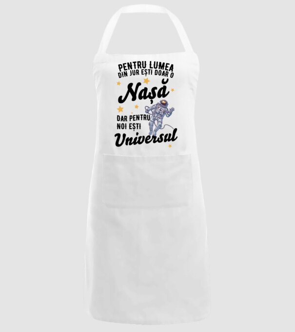 Pentru lumea din jur ești doar un nașă, dar pentru noi ești universul model alb pe tricou