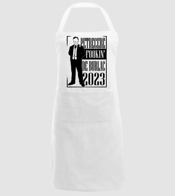 Petrecere Fookin de burlac model alb pe tricou