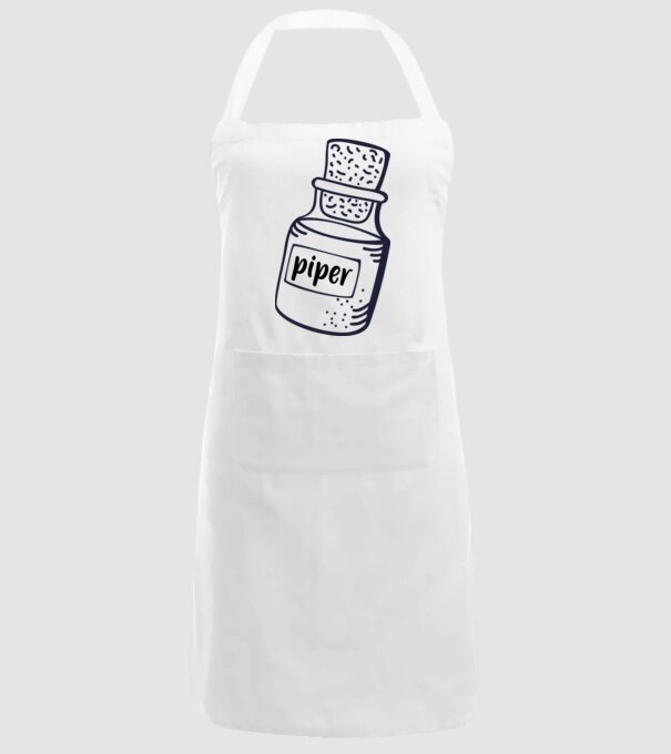 piper model alb pe tricou