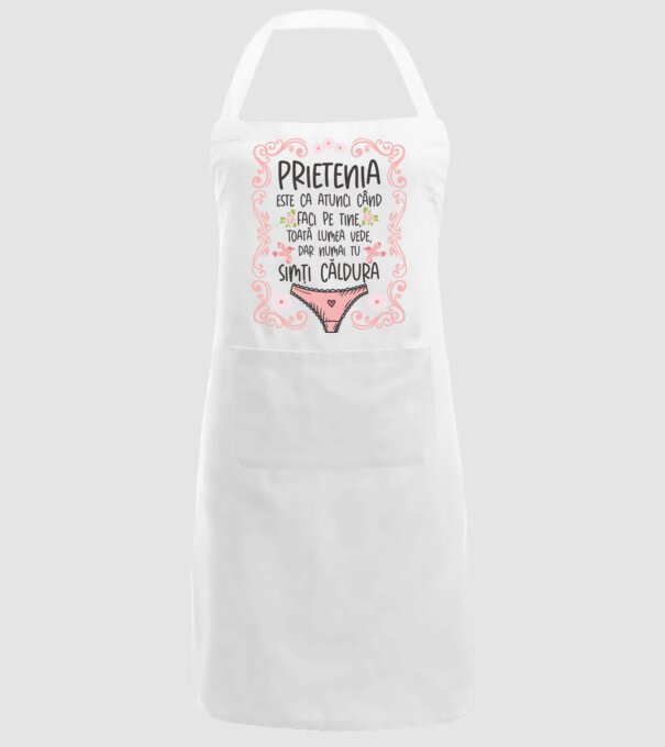 Prietenia este ca atunci când faci pe tine model alb pe tricou
