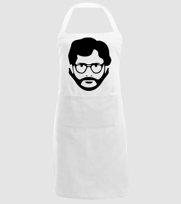 professor simple model alb pe tricou