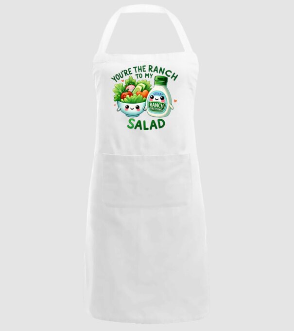 Ranch to my Salad model alb pe tricou