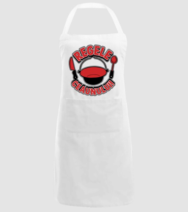 Regele - ceaunului! model alb pe tricou
