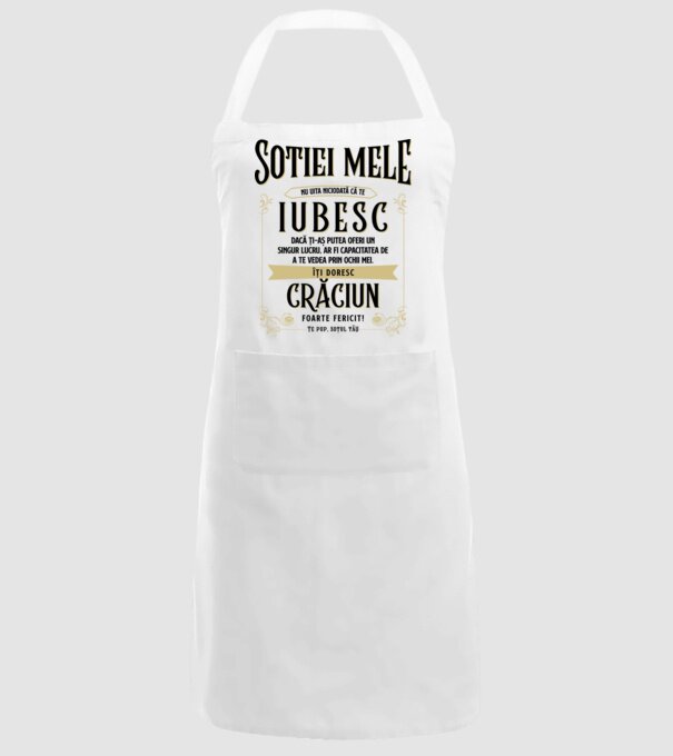 Soției mele - nu uita niciodată că te iubesc - dacă ți-aș putea oferi un singur lucru, ar fi capacitatea de a te vedea prin ochi model alb pe tricou
