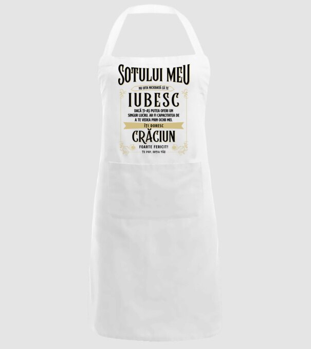 Soțului meu model alb pe tricou
