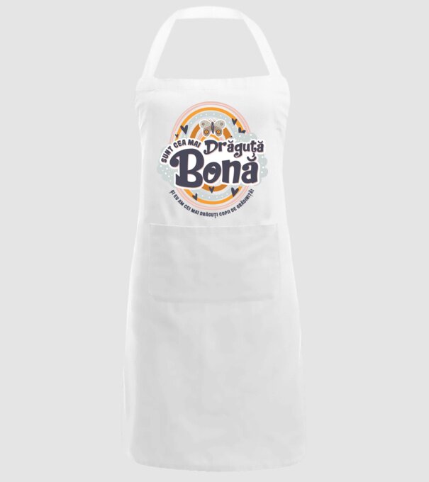 Sunt cea mai drăguță bonă! ... și eu am cei mai drăguți copii de grădiniță! model alb pe tricou