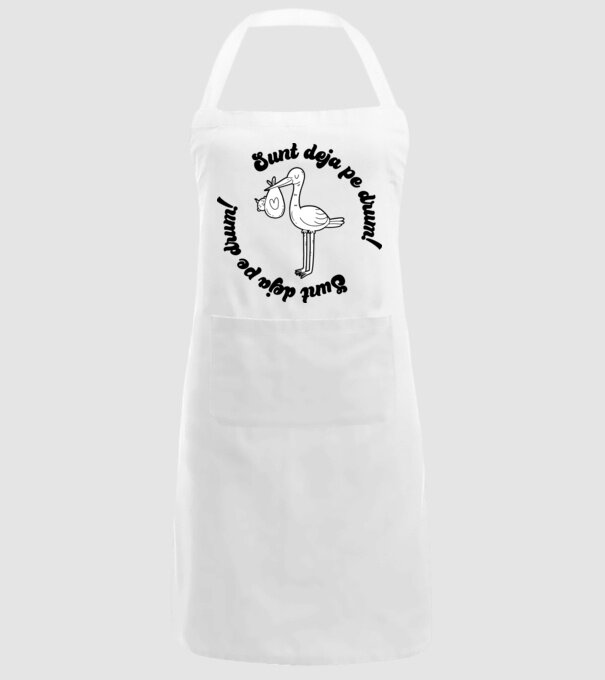 Sunt deja pe drum model alb pe tricou