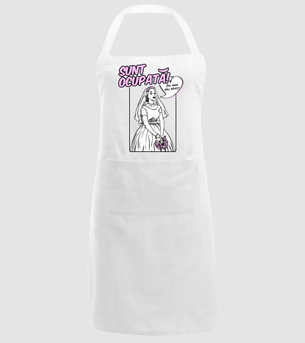 Sunt ocupată! Îmi pare rău, băieți model alb pe tricou