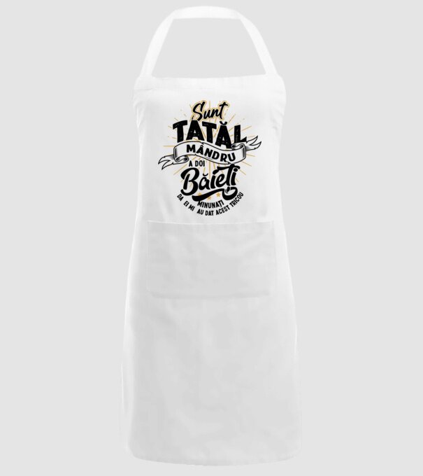 Sunt tatăl mândru a doi băieți minunați - da, ei mi-au dat acest tricou model alb pe tricou