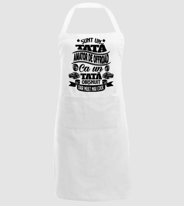 Sunt un tată amator de offroad, ca un tată obișnuit, dar mult mai cool model alb pe tricou