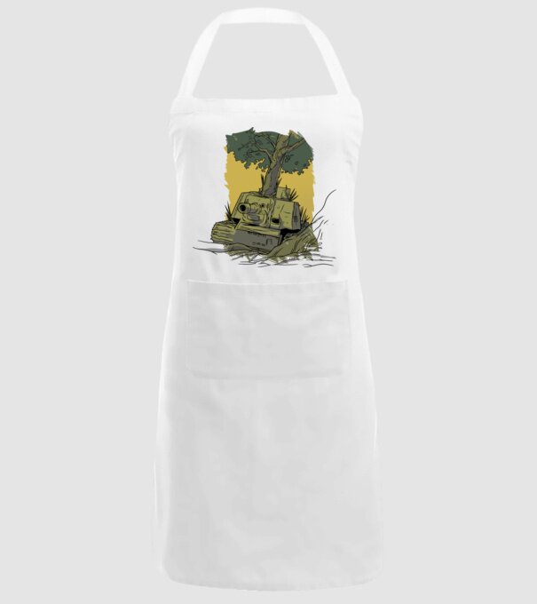 Tancuri model alb pe tricou